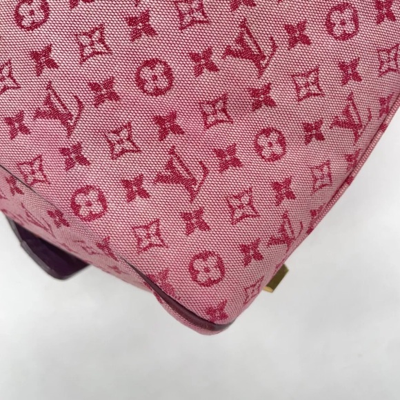 Auth Louis Vuitton Monogram Mini  Red Josephine GM M92311 Hand Bag NS090811 - Picture 11 of 16